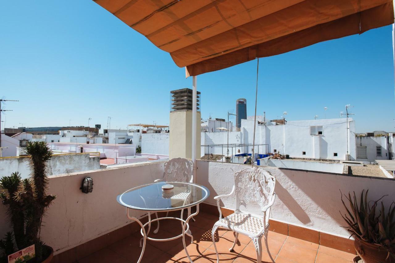 Cozy Attic With Terrace- 1Bd 1Bth- San Vicente Lägenhet Sevilla Exteriör bild